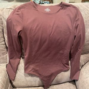 Nuuds Crew Bodysuit in Coffee
